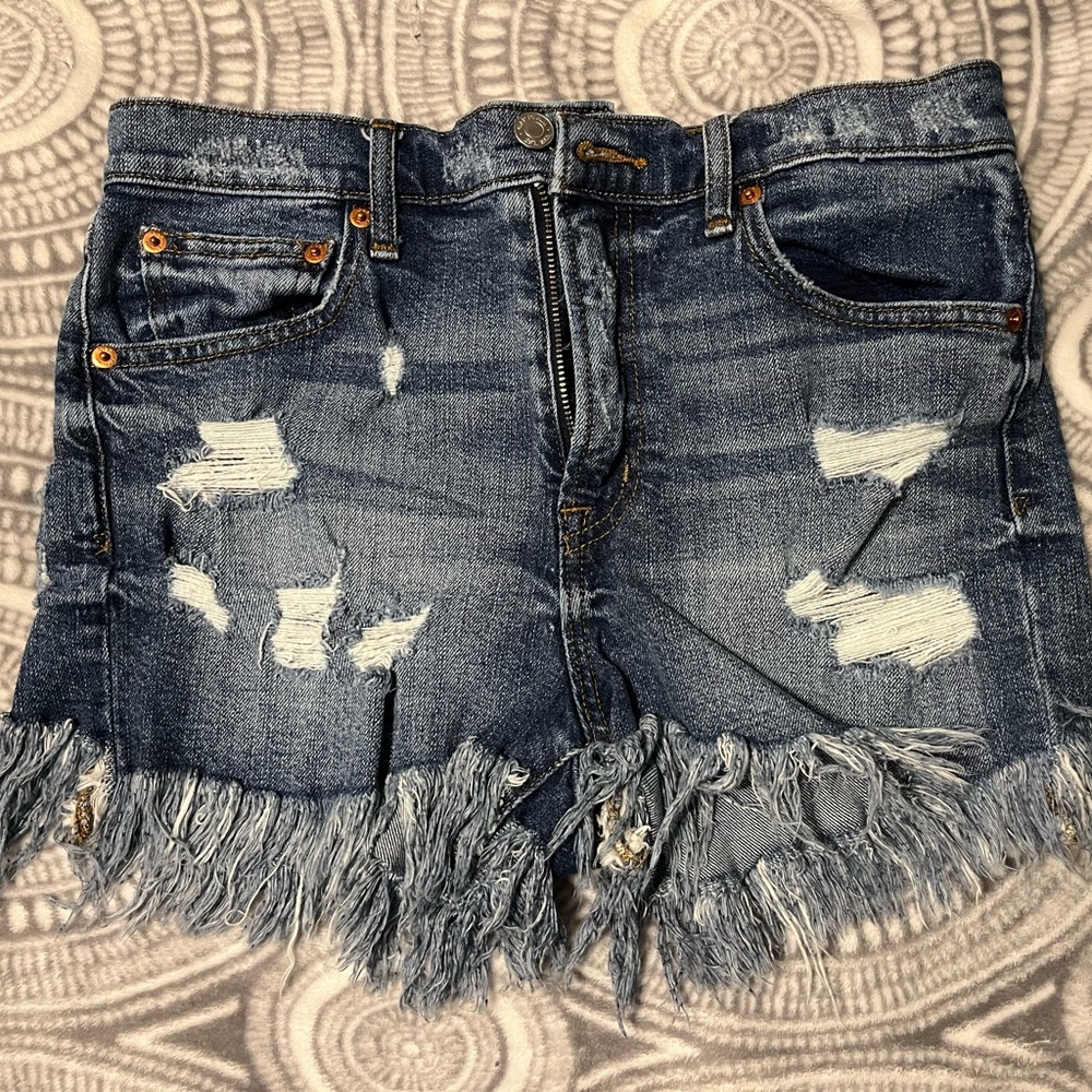 Gap Cut off Shorts